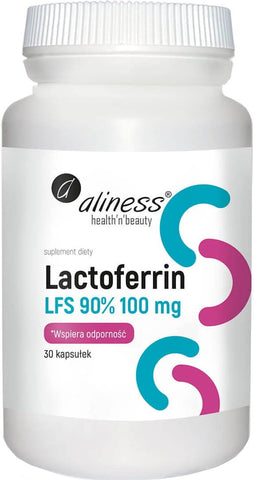 Lactoferrin Lactoferrin lfs 90% 100mg 30 Kapseln ALINESS