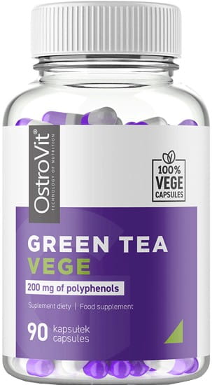 Grüner Tee, grüner Tee 200 MG Polyphenole 90 pflanzliche Kapseln 53 g OSTROVIT