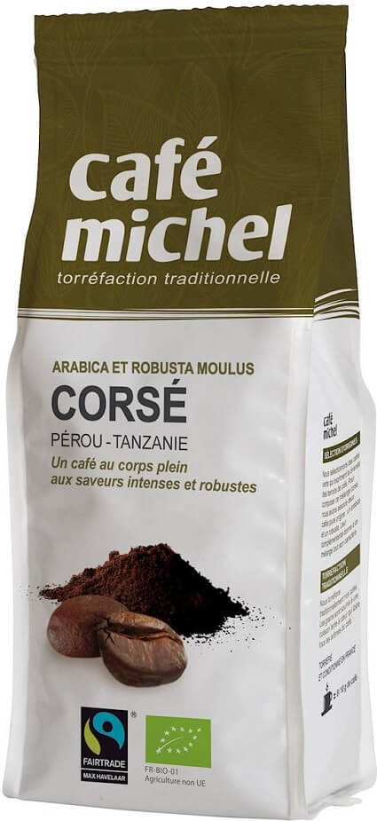 Gemahlener Kaffee Arabica / Robusta fair gehandelt BIO 250 g - CAFE MICHEL