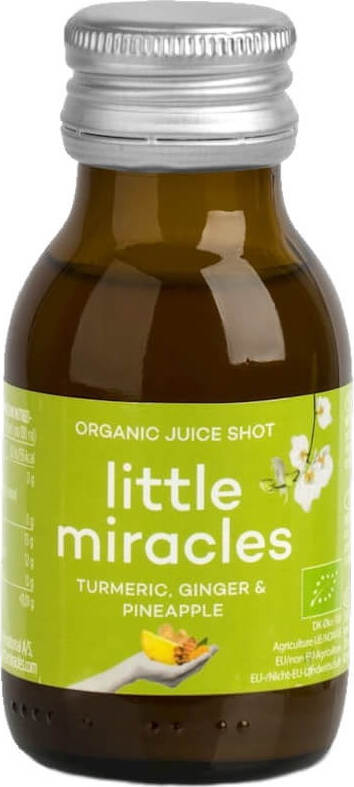 Fruchtshot Kurkuma - Ingwer - Ananas BIO 60 ml - KLEINE WUNDER