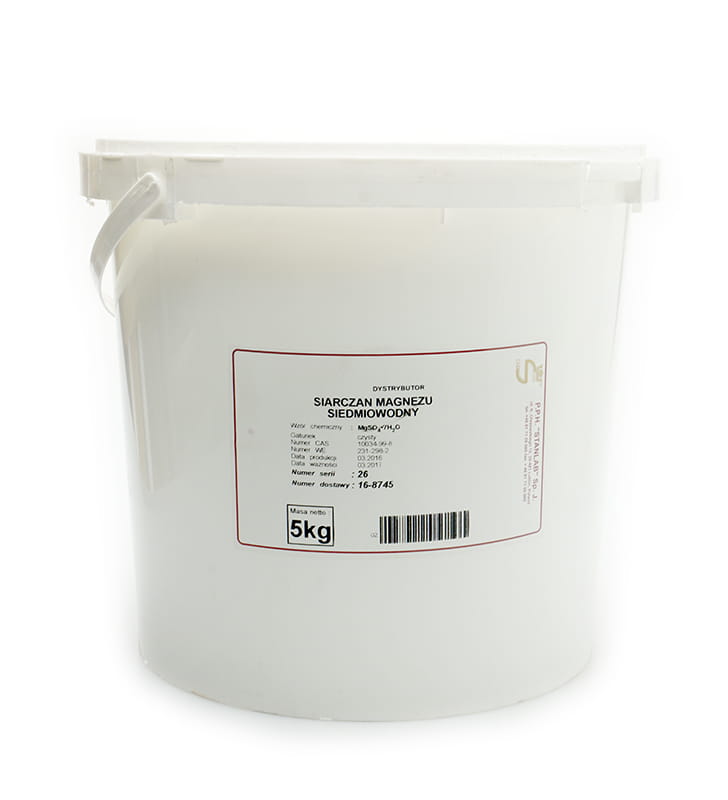 Magnesiumsulfat-Heptahydrat Bittersalz Epsom czch 5kg STANLAB