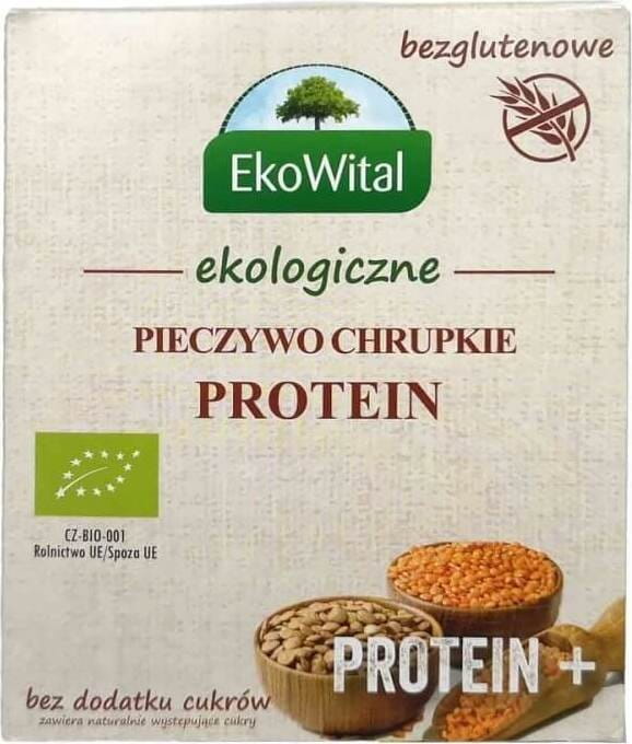 Glutenfreies Protein-Knäckebrot BIO 100 g EKOWITAL