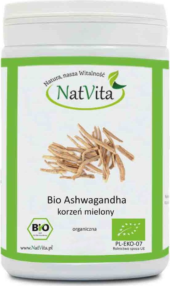 Ashwagandha BIO Wurzel, gemahlen 500 g NATVITA