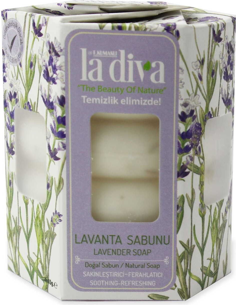 Drehseife Lavendel (4 x 45 g) 180 g - LA DIVA