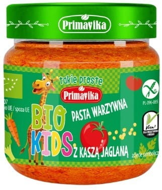 Gemüsepaste mit Hirse BIO Kids 160 g PRIMAVIKA