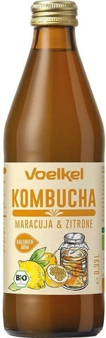 Kombucha Maracuja - Zitrone BIO 330 ml VÖLKEL