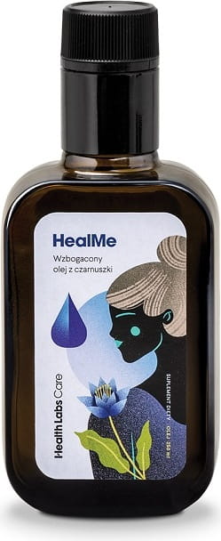 Gesundheitsspray HealMe von HEALTHLABS in 250 ml Flasche, sichtbare Verpackung und Produktbeschreibung.