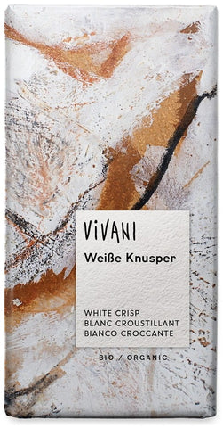 Weiße Schokolade mit Knusperreis BIO 100 g - VIVANI