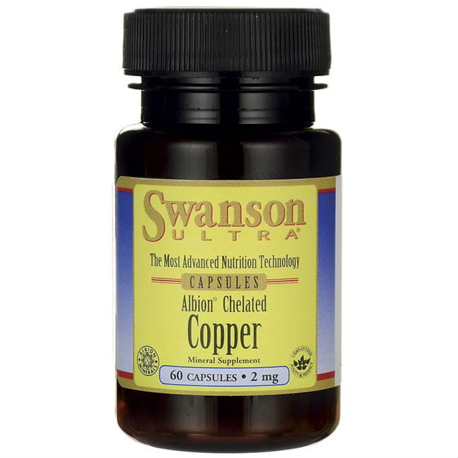 Albion Kupfer-Kupfer-Chelat 2 mg 60 Kapseln SWANSON