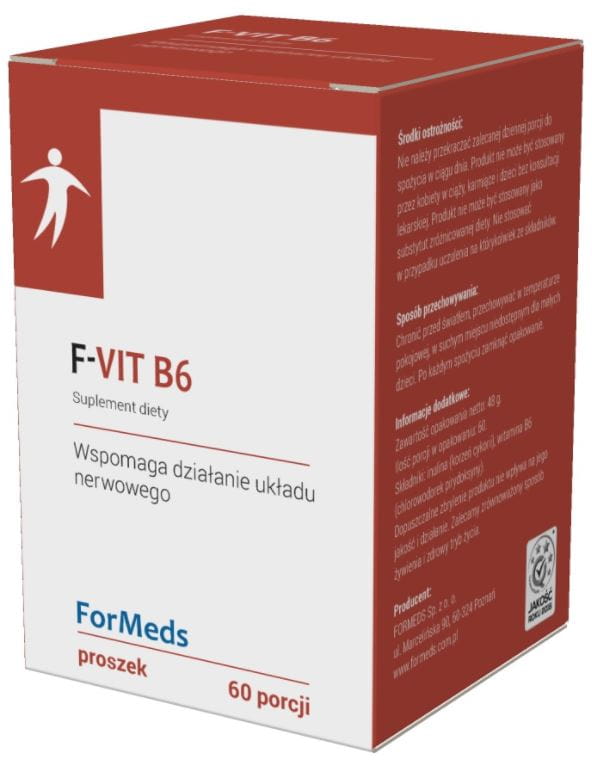 F - Vitamin B6 Vitamin B6 25 mg 60 Portionen 48 g FORMEDS