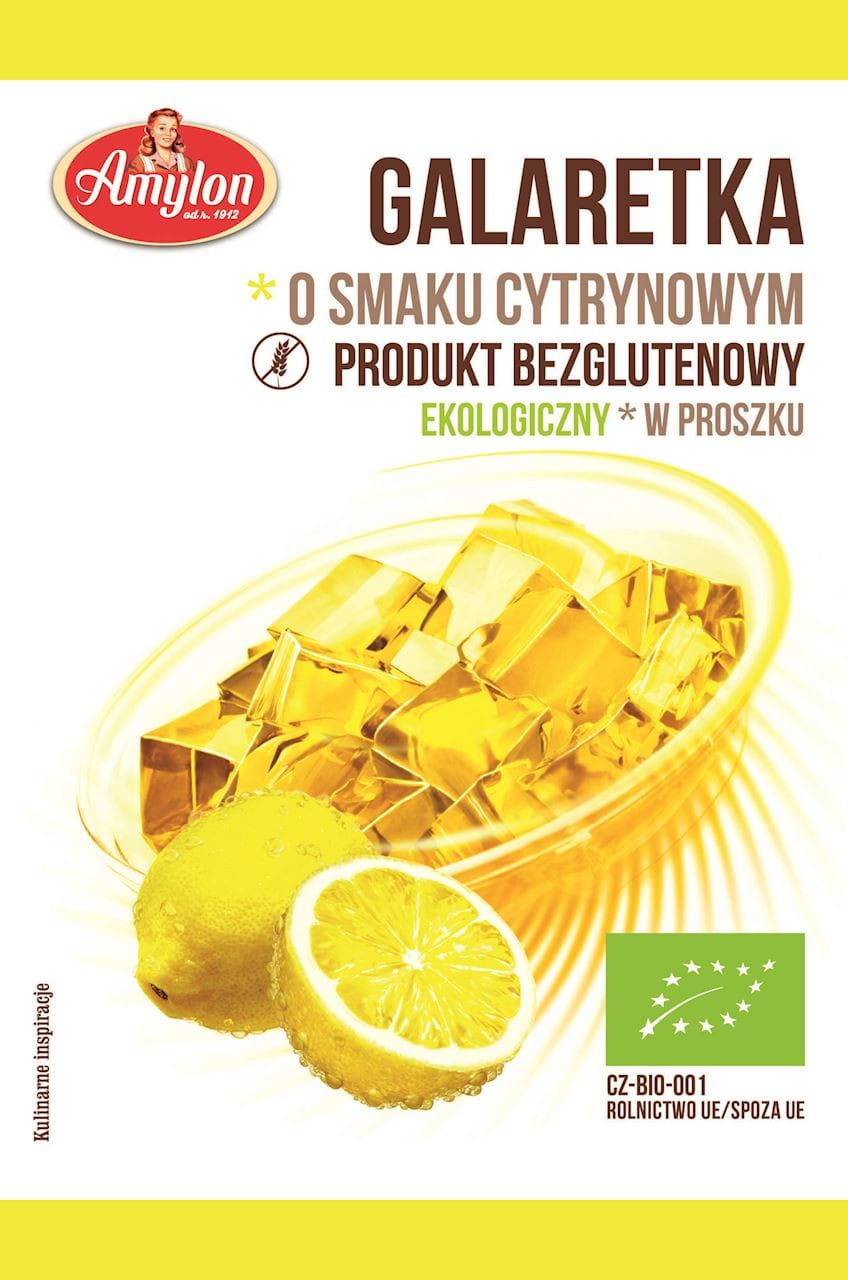 Gelee mit Zitronengeschmack BIO 40 g - AMYLON