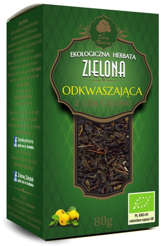 Grüner Tee entsäuernd BIO 80 g - GESCHENKE DER NATUR