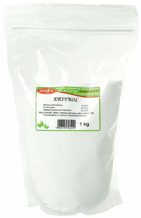 Erytrol Erythrit 1 kg AGNEX