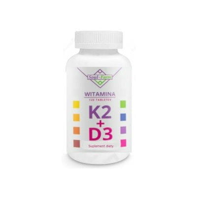 Vitamin K2MK7 + D3 120 Tabletten - SOUL FARM
