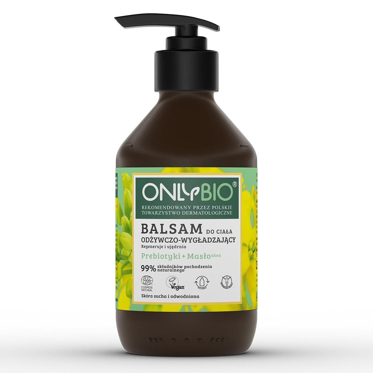 Nährende und glättende Körperlotion Präbiotika + Sheabutter Öko 250 ml - NUR BIO