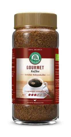 Instantkaffee, gefriergetrockneter Arabica Gourmet 100% BIO 100 g - LEBENSBAUM