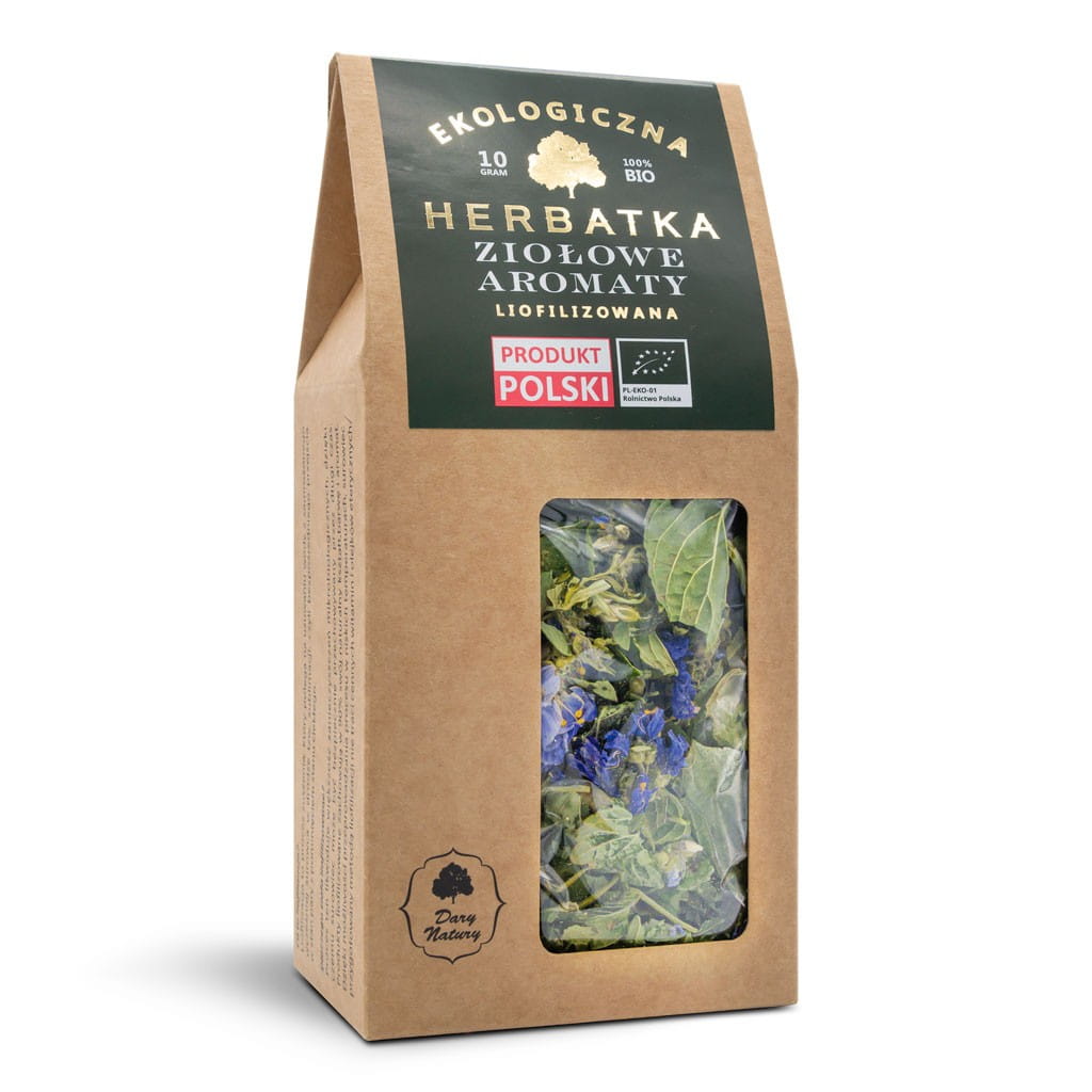 Gefriergetrockneter Tee, Kräuteraromen BIO 10 g - GESCHENKE DER NATUR