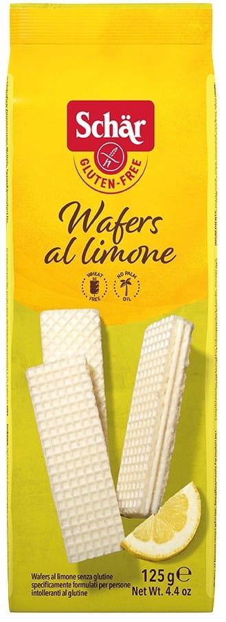 Limone Waffeln - glutenfreie Zitronenwaffeln 125 g - SCHÄR