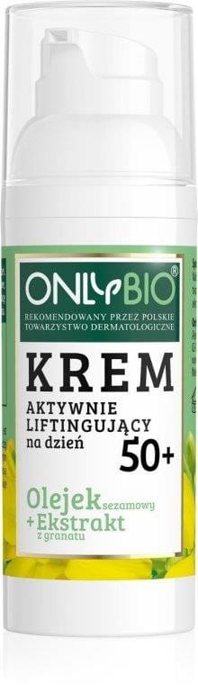 Day 50 Active Lifting Gesichtscreme + Sesamöl + Öko-Granatapfelextrakt 50 ml - NUR BIO