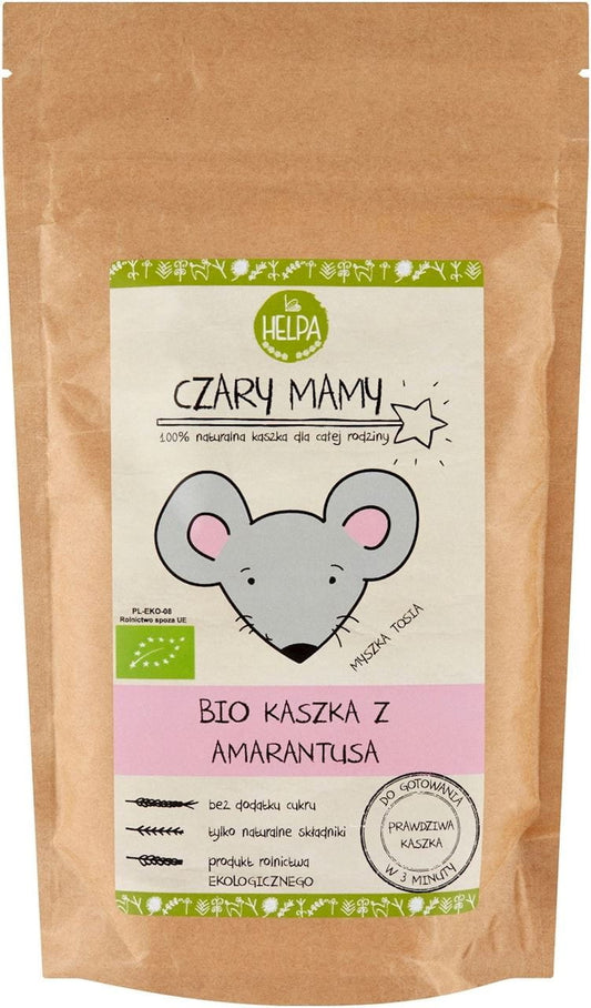 Bio Amaranthbrei von HELPA in einer 200 g Packung, cremige Textur, ideal für gesunde Frühstücksgerichte.