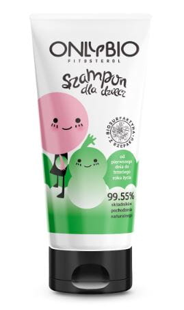Biogo Kinder Haarshampoo in 200 ml Tube, sanfte Reinigung für Babys und Kleinkinder bis 3 Jahre, Naturkosmetik, biologisch zertifiziert