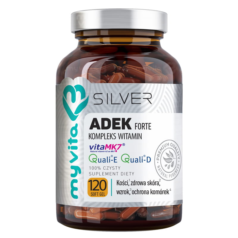 Vitamin A + D3 + E + K MK - 7.120 MYVITA SILVER Kapseln