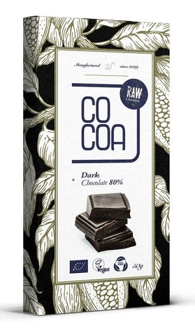 Dunkle Schokolade 80% BIO 50 g - KAKAO