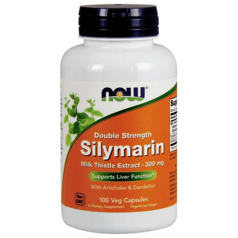 Silymarin Silymarin aus Mariendistel Löwenzahnwurzel Löwenzahnartischocke 100 Kapseln NOW FOODS