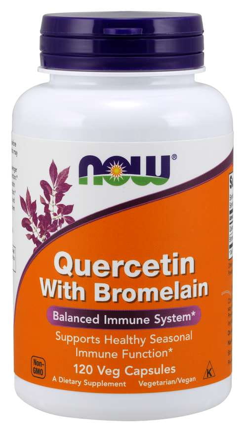 Quercetin und Bromelain 120 Kapseln NOW FOODS Hauptbild
