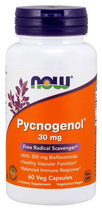 Pycnogenol 30 MG 60 Kapseln NOW FOODS