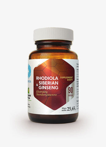 Rhodiola & Sibirischer Ginseng 90 HEPATICA-Kapseln