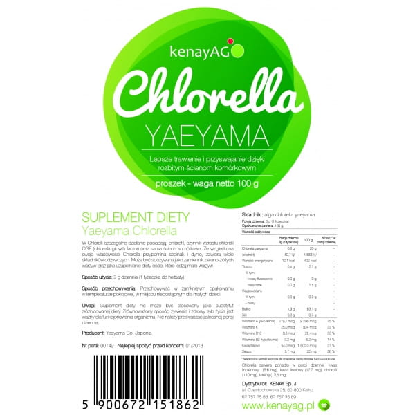 Chlorella Yaeyama 100 g KENAY