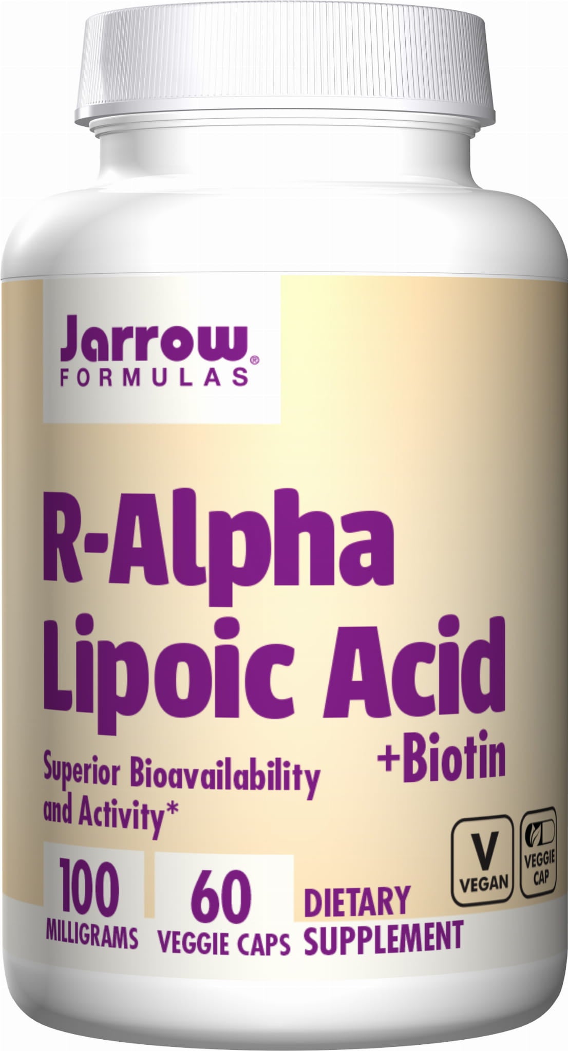 Ralfa Liponsäure und Biotin 60 Kapseln JARROW FORMELS
