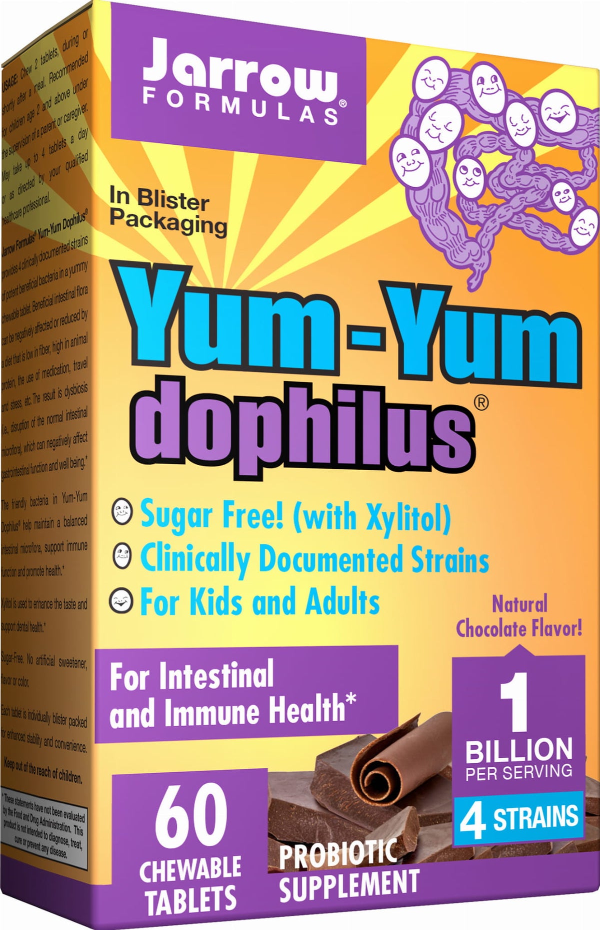 Yumyum dophilus probiotische 60 Tabletten JARROW FORMELS