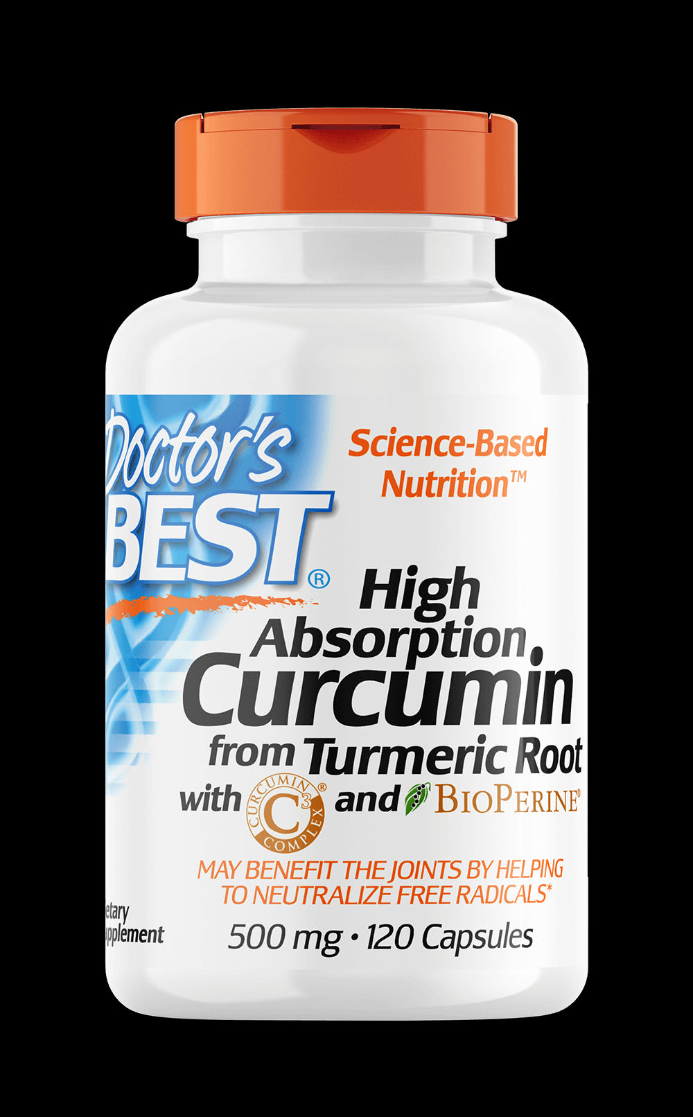 Curcumin C3-Komplex mit Bioperin 120 Kapseln DOCTOR'S BEST