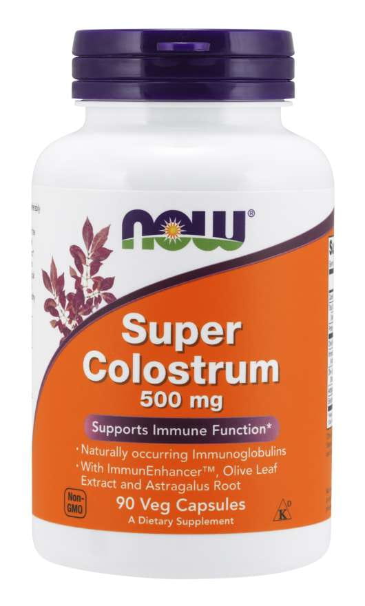 Super Colostrum 500 MG 90 Kapseln NOW FOODS