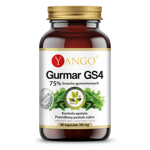 Gurmar gs4 75 % Gymneminsäure 60 Yango-Kapseln