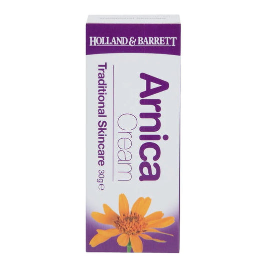 Arnikacreme von HOLLAND & BARRETT in 30 g Tiegel, natürliche Hautpflege mit Arnika für Entspannung und Pflege