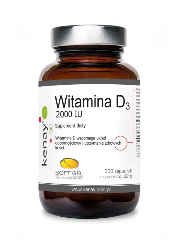 Vitamin D3 2000 IE 300 KENAY-Kapseln