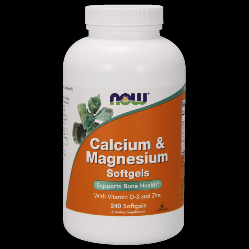 Calcium Magnesium Vitamin D3 240 Kapseln NOW FOODS