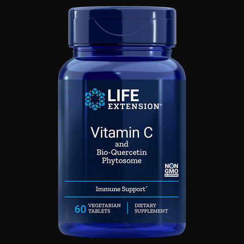 Vitamin C und Bioquercetin Phytosom 60 Tabletten LEBENSVERLÄNGERUNG