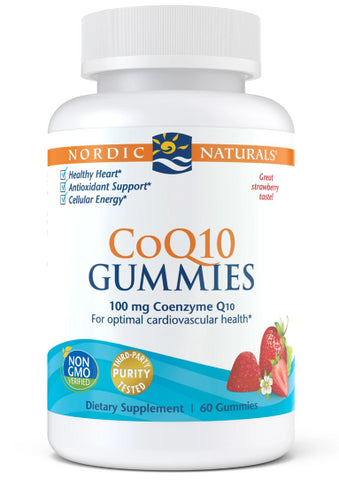 COQ10 Gummibärchen Coenzym Q10 100 MG 60 NORDIC NATURALS Gelees