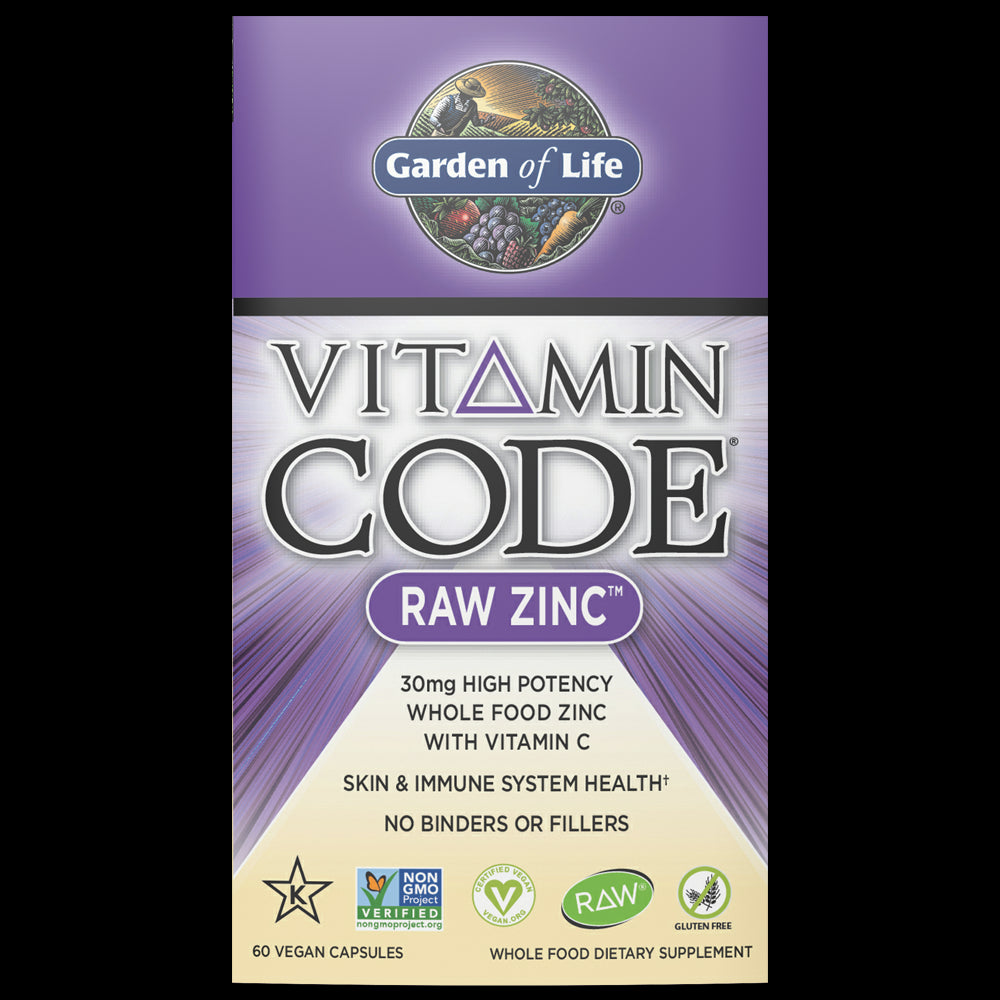 Vitamincode Rohzink 60 Kapseln GARDEN OF LIFE