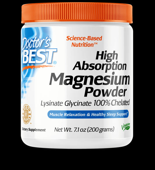 Magnesiumpulver mit hoher Absorption Magnesium 200 g DOCTOR'S BEST