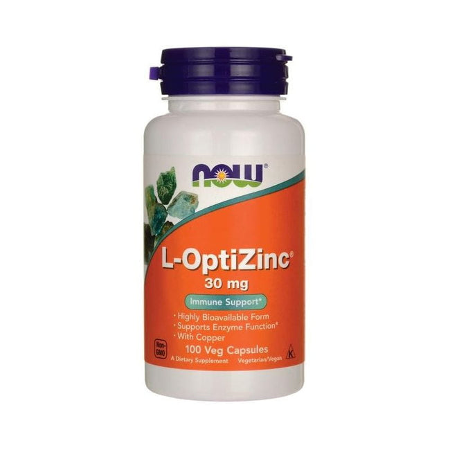 Loptizinc Zink und Kupfer 100 Kapseln NOW FOODS Hover Image