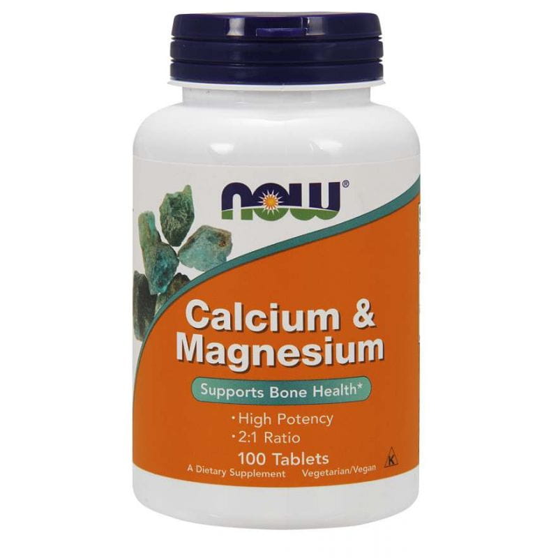 Calcium & Magnesium 2:1 Calcium und Magnesium 100 Tabletten NOW FOODS