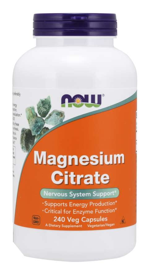 Magnesiumcitrat Magnesium 240 Kapseln NOW FOODS