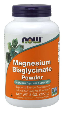 Magnesium Bisglycinat Magnesium 227 g NOW FOODS