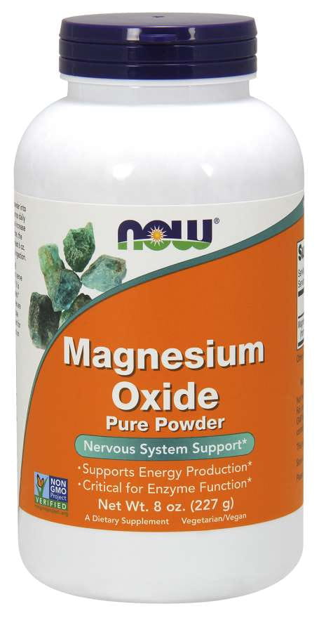 Magnesiumoxid Magnesium 227 g NOW FOODS