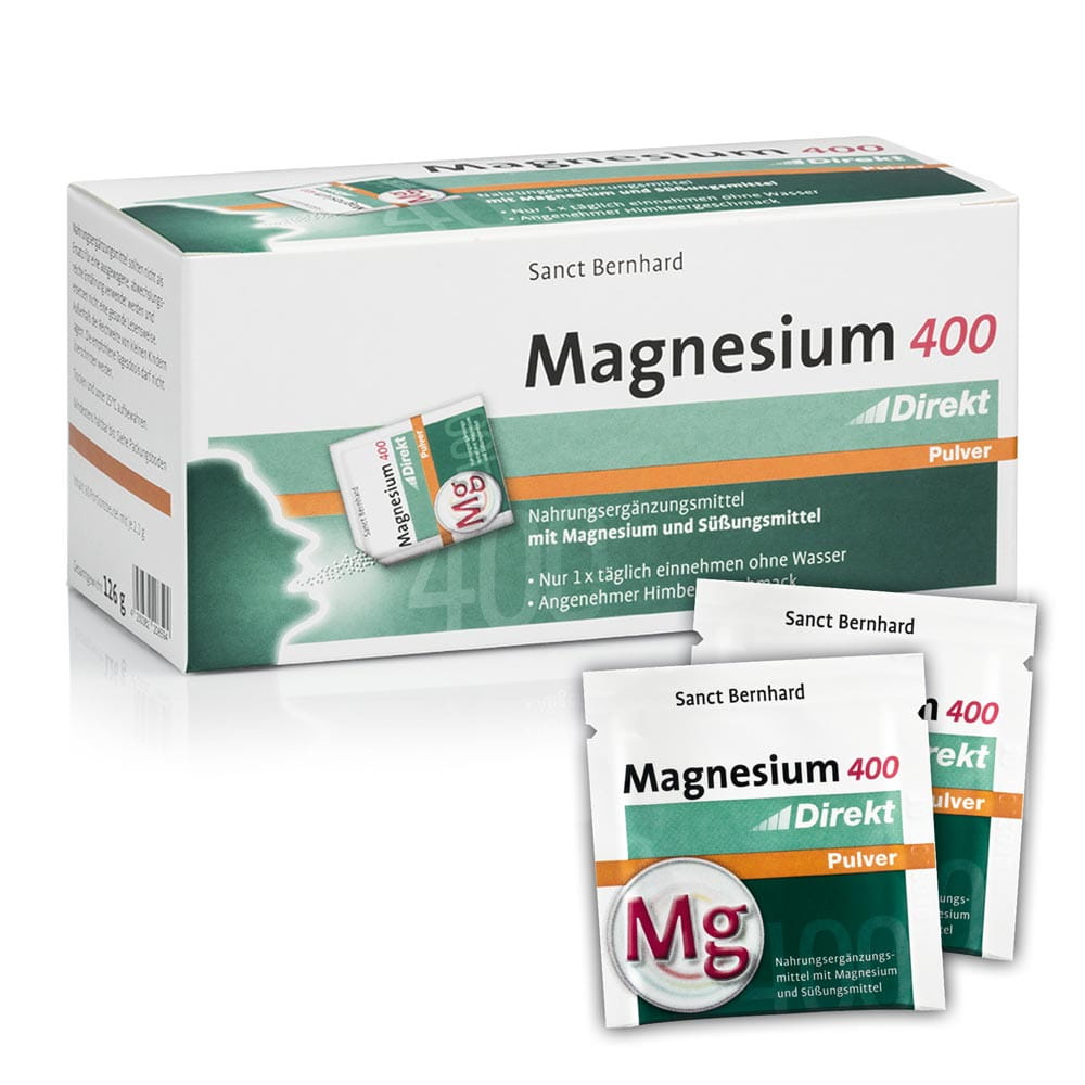 Magnesium 400 Direkt Sachets 21 g 60 Stück KRAUTERHAUS SANCT BERNHARD